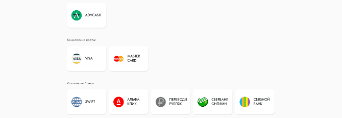 Все способы пополнения Payeer